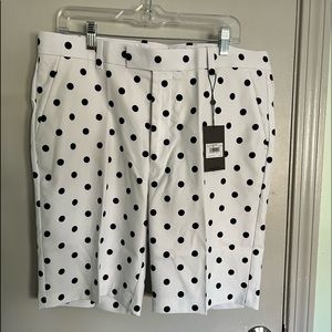 NWT G/FORE G4MF21B06 Printed Dots Golf Shorts